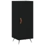 Aparador de madera contrachapada negro 34,5x34x90 cm de vidaXL, Aparadores - Ref: Foro24-828509, Precio: 58,20 €, Descuento: %