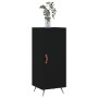 Aparador de madera contrachapada negro 34,5x34x90 cm de vidaXL, Aparadores - Ref: Foro24-828509, Precio: 58,89 €, Descuento: %