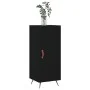 Aparador de madera contrachapada negro 34,5x34x90 cm de vidaXL, Aparadores - Ref: Foro24-828509, Precio: 58,20 €, Descuento: %