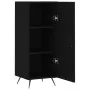 Schwarzes Sperrholz-Sideboard 34,5 x 34 x 90 cm von vidaXL, Sideboards - Ref: Foro24-828509, Preis: 58,20 €, Rabatt: %