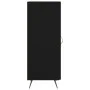 Schwarzes Sperrholz-Sideboard 34,5 x 34 x 90 cm von vidaXL, Sideboards - Ref: Foro24-828509, Preis: 58,20 €, Rabatt: %
