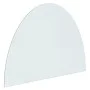 Semicircular glass plate for fireplace 800x600 mm by vidaXL, Glass - Ref: Foro24-324110, Price: 53,63 €, Discount: %