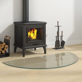 Glasplatte für halbrunden Kamin 1000x500 mm von vidaXL, Glas - Ref: Foro24-324111, Preis: 55,77 €, Rabatt: %