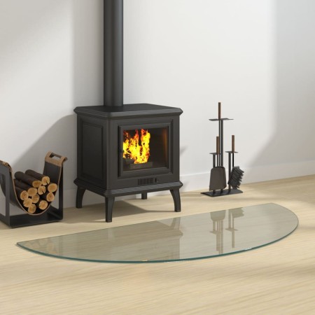 Glasplatte für halbrunden Kamin 1200x500 mm von vidaXL, Glas - Ref: Foro24-324113, Preis: 33,96 €, Rabatt: %