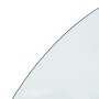 Glasplatte für halbrunden Kamin 1200x500 mm von vidaXL, Glas - Ref: Foro24-324113, Preis: 33,96 €, Rabatt: %