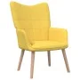 Relaxation chair with footrest mustard yellow fabric by vidaXL, Armchairs - Ref: Foro24-327937, Price: 132,11 €, Discount: %