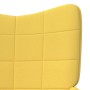 Relaxation chair with footrest mustard yellow fabric by vidaXL, Armchairs - Ref: Foro24-327937, Price: 134,20 €, Discount: %