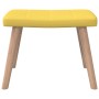 Relaxation chair with footrest mustard yellow fabric by vidaXL, Armchairs - Ref: Foro24-327937, Price: 134,20 €, Discount: %