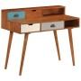 Schreibtisch aus massivem Akazienholz, 110 x 50 x 90 cm von vidaXL, Schreibtische - Ref: Foro24-247937, Preis: 284,82 €, Raba...