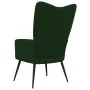 Silla de relajación de terciopelo verde oscuro de vidaXL, Sillones - Ref: Foro24-328075, Precio: 130,44 €, Descuento: %