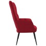 Rotweinroter Samt-Entspannungssessel von vidaXL, Sessel - Ref: Foro24-328078, Preis: 106,98 €, Rabatt: %