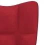 Silla de relajación de terciopelo rojo vino tinto de vidaXL, Sillones - Ref: Foro24-328078, Precio: 112,05 €, Descuento: %