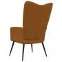 Relaxsessel aus braunem Samt von vidaXL, Sessel - Ref: Foro24-328081, Preis: 113,66 €, Rabatt: %