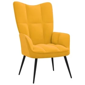 Senfgelber Samt-Entspannungssessel von vidaXL, Sessel - Ref: Foro24-328080, Preis: 96,88 €, Rabatt: %