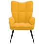 Senfgelber Samt-Entspannungssessel von vidaXL, Sessel - Ref: Foro24-328080, Preis: 98,12 €, Rabatt: %