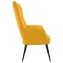 Senfgelber Samt-Entspannungssessel von vidaXL, Sessel - Ref: Foro24-328080, Preis: 98,12 €, Rabatt: %