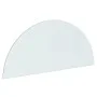 Placa de vidrio para chimenea semicircular 1200x500 mm de vidaXL, Cristal - Ref: Foro24-324119, Precio: 28,71 €, Descuento: %