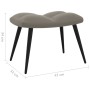 Hellgrauer Samt-Entspannungssessel mit Fußstütze von vidaXL, Sessel - Ref: Foro24-328084, Preis: 117,66 €, Rabatt: %