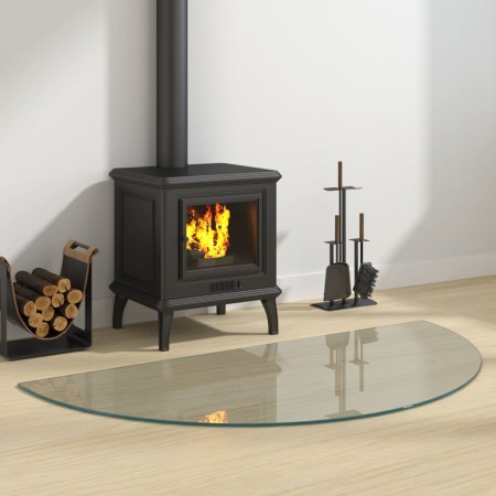 Glasplatte für halbrunden Kamin 1200x600 mm von vidaXL, Glas - Ref: Foro24-324120, Preis: 40,08 €, Rabatt: %