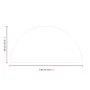 Glasplatte für halbrunden Kamin 1200x600 mm von vidaXL, Glas - Ref: Foro24-324120, Preis: 39,76 €, Rabatt: %