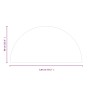 Glasplatte für halbrunden Kamin 1200x600 mm von vidaXL, Glas - Ref: Foro24-324120, Preis: 40,08 €, Rabatt: %