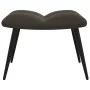 Entspannungsstuhl mit dunkelgrauem Samthocker von vidaXL, Sessel - Ref: Foro24-328085, Preis: 116,66 €, Rabatt: %