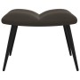 Relaxation chair with dark gray velvet stool by vidaXL, Armchairs - Ref: Foro24-328085, Price: 119,10 €, Discount: %