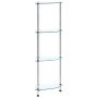 Estantería 4 niveles cristal templado transparente 30x30x100 cm en Librerías y estanterías | Comprar online en Foro24