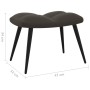 Relaxation chair with dark gray velvet stool by vidaXL, Armchairs - Ref: Foro24-328085, Price: 119,10 €, Discount: %
