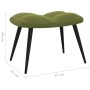 Light green velvet relaxation chair with footrest by vidaXL, Armchairs - Ref: Foro24-328087, Price: 109,83 €, Discount: %