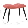 Sillón de relax con taburete terciopelo rosa by vidaXL, Armchairs - Ref: Foro24-328088, Price: 117,73 €, Discount: %