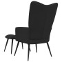 Relaxation chair with black velvet footrest by vidaXL, Armchairs - Ref: Foro24-328090, Price: 119,10 €, Discount: %