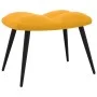 Senfgelber Samt-Entspannungssessel mit Fußstütze von vidaXL, Sessel - Ref: Foro24-328091, Preis: 117,15 €, Rabatt: %