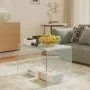 Tempered glass side table 40x40x60 cm by vidaXL, Side tables - Ref: Foro24-332930, Price: 177,16 €, Discount: %