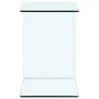 Tempered glass side table 40x40x60 cm by vidaXL, Side tables - Ref: Foro24-332930, Price: 177,16 €, Discount: %