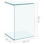 Beistelltisch aus gehärtetem Glas, 40 x 40 x 60 cm von vidaXL, Seitentische - Ref: Foro24-332930, Preis: 181,68 €, Rabatt: %