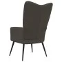 Dunkelgrauer Samt-Relaxsessel von vidaXL, Sessel - Ref: Foro24-328074, Preis: 97,93 €, Rabatt: %