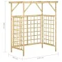 Garden pergola for 2 trash cans impregnated pine wood by vidaXL, Pergolas, arches and garden trellises - Ref: Foro24-316063, ...