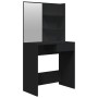 Tocador con espejo negro 74,5x40x141 cm de vidaXL, Tocadores para dormitorios - Ref: Foro24-802805, Precio: 77,27 €, Descuent...