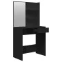 Dressing table with black mirror 74.5x40x141 cm by vidaXL, Bedroom Dressers - Ref: Foro24-802805, Price: 76,07 €, Discount: %