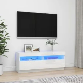 TV-Schrank mit strahlend weißen LED-Leuchten 100x35x40 cm von vidaXL, TV-Möbel - Ref: Foro24-804460, Preis: 95,26 €, Rabatt: %