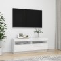 TV-Schrank mit strahlend weißen LED-Leuchten 100x35x40 cm von vidaXL, TV-Möbel - Ref: Foro24-804460, Preis: 96,97 €, Rabatt: %