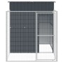 Hundehütte mit Corral grau verzinktem Stahl 165x251x181 cm von vidaXL, Hundehütten - Ref: Foro24-172365, Preis: 422,30 €, Rab...