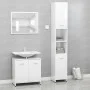 3-teiliges Badmöbel-Set aus Holzwerkstoff weiß glänzend von vidaXL, Badezimmermöbel - Ref: Foro24-3056922, Preis: 146,22 €, R...