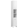 3-teiliges Badmöbel-Set aus Holzwerkstoff weiß glänzend von vidaXL, Badezimmermöbel - Ref: Foro24-3056922, Preis: 154,64 €, R...