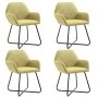 Dining chairs 4 units of green fabric by vidaXL, dining chairs - Ref: Foro24-277104, Price: 353,82 €, Discount: %