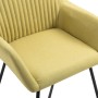 Dining chairs 4 units of green fabric by vidaXL, dining chairs - Ref: Foro24-277104, Price: 358,87 €, Discount: %