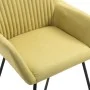 Dining chairs 4 units of green fabric by vidaXL, dining chairs - Ref: Foro24-277104, Price: 353,82 €, Discount: %