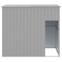 Caseta perros tejado acero galvanizado gris claro 214x153x181cm von vidaXL, Hundehütten - Ref: Foro24-172372, Preis: 268,02 €...