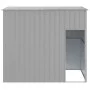 Caseta perros tejado acero galvanizado gris claro 214x153x181cm von vidaXL, Hundehütten - Ref: Foro24-172372, Preis: 264,77 €...